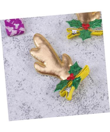 FRCOLOR 15 Pairs Creative Headdress Christmas Hair Barrette Antlers Shape Barrette Deer Horn Hair Clip Reindeer Antler Headband Deer Hair Clips Xmas Hair Clip Issue Card Baby - Buy Online on GoSupps.com