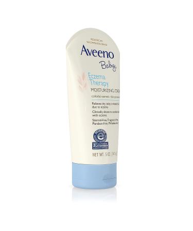 Aveeno Baby Eczema Therapy Moisturizing Cream 5oz | Soothes and Relieves Baby's Eczema - Buy Online on GoSupps.com