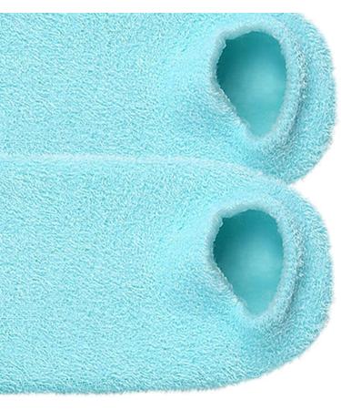 Moisturizing Socks Foot Care Socks Moisturizing Nourishing Remove Cracked Dryness Skin Reusable Foot Gel Socks (Blue) - Buy Online on GoSupps.com