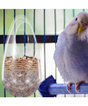POPETPOP Parakeet Food Small Bird Feeder Bird Feeders Hanging Bird Feeder Bird Feeder Inside House Birdcage Window Frame 15x8cm - Buy Online on GoSupps.com