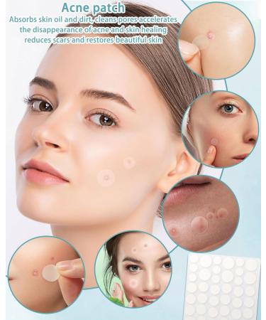 BPTRKOM 288 pieces pimple patches tea tree oil and salicylic acid waterproof invisible absorbent antirank invisible skin care patches - Buy Online on GoSupps.com