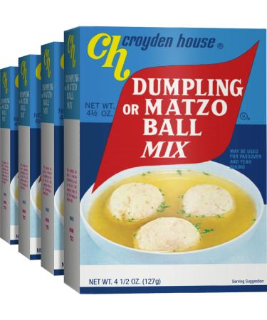 Croyden House Dumpling or Matzo Ball Mix, 4.5 Ounce (Pack of 4)