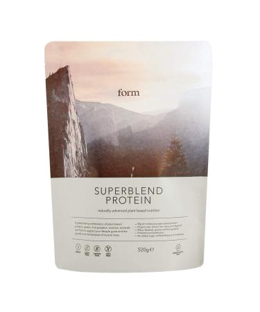 Form Superblend Protein - Vegan Protein Powder with Superfoods Vitamins and Minerals - 20g of Plant Based Protein per Serving (Chocolate Salted Caramel) Chocolate Salted Caramel 520 g (Pack of 1)