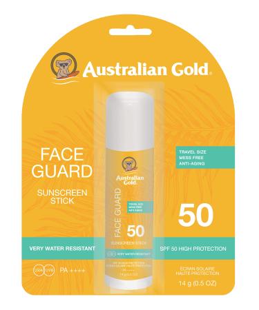 Australian Gold SPF 50+ Face Guard 0.5 Ounce (Pack of 2)