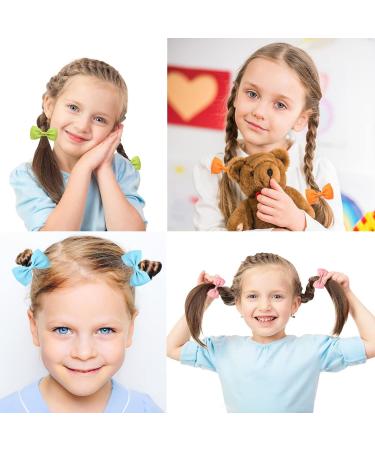 30 PCS Baby Girls Hair Loops & Elastic Headbands - Colorful Small Hair Clips & Accessories for Kids - Buy Online on GoSupps.com