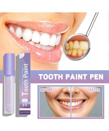Teeth Whitening Pen & Gel Set - Instant Whitening Effect, Tooth Polish Serum for Stain Removal - 2 Purple Pens - Buy Online on GoSupps.com