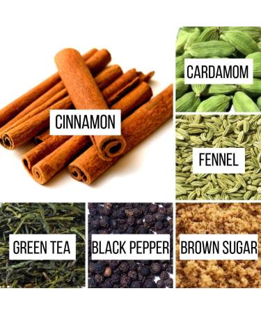 Spiced Chai Tea Mix Spicy Chai - Tea for detox inflammation Whole All Natural Spices 100% Vegan and Gluten Free 56 Servings - Buy Online on GoSupps.com