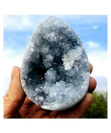 Natural Crystal Rough 500g Natural Beautiful Blue Celestite Crystal Geode Cave Quartz Cluster Specimen