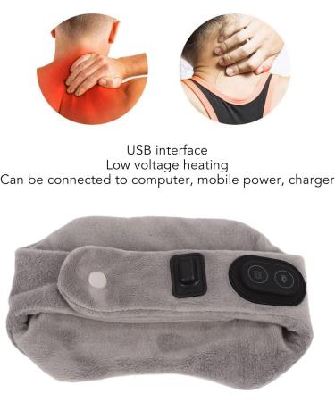 Neck Heating Bandage - USB Vibrating Hot Compress for Fatigue Relief & Comfort - Buy Online on GoSupps.com