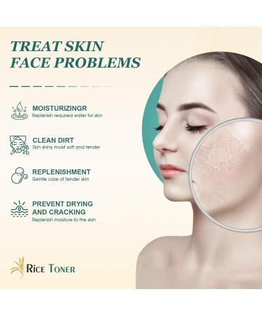 Ganbaro Rice Toner Rice Water Toner Korean Skincare Toner for Face Rice Toner Korean Im from Rice Toner Deep Hydrating Moisturizing Essence Toner 150ml (A) Off White-b - Buy Online on GoSupps.com