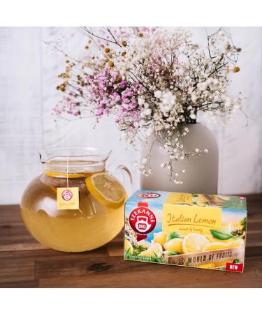  DEKOND TEEKANNE - Italian Lemon (new edition) - Fruit teas with lemon and honey - 6 x 20 tea bags - Buy Online on GoSupps.com