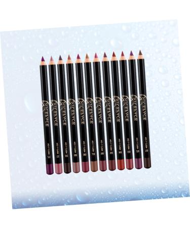 24 Pcs Waterproof Lip Liner Set - Long Lasting Colored Pencil Makeup for Perfect Lips | International Shipping Available - Buy Online on GoSupps.com