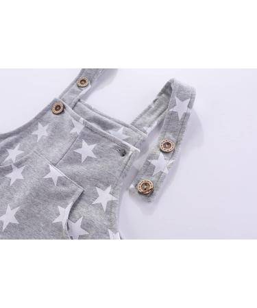 Mud Kingdom Little Boys Star Overalls - 3 Years, Gray - Buy Online on GoSupps.com