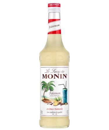 MONIN Premium Falernum Syrup 700ml for Cocktails and Mocktails. Vegan-Friendly 100% Natural Flavours and Colourings