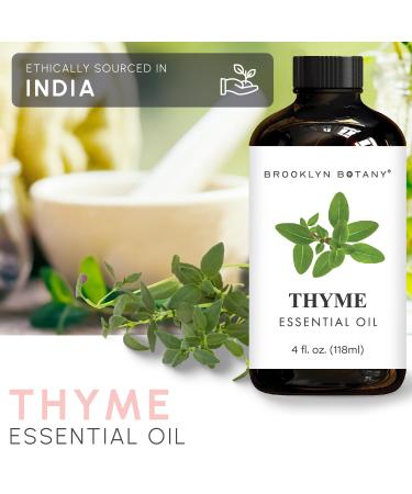 Brooklyn Botany Grapefruit & Thyme Essential Oils 4 Fl Oz (Pack of 2) 100% Pure & Natural Refreshing & Herbal Aromatherapy Blend - Buy Online on GoSupps.com