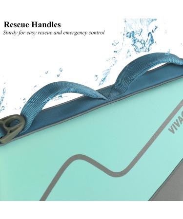 Vivaglory Sporty Dog Security Vest - Durable Neoprene Rescue Vests with Velcro Fastener - Comfortable & Adjustable XL (74-84cm) in Cyan - Buy Online on GoSupps.com