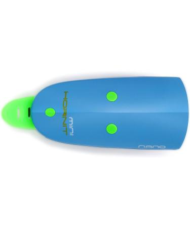 Mini Nano Kids Bike & Scooter Horn - 15 Sound Effects, 3 Light Settings - Blue/Green - Buy Online on GoSupps.com
