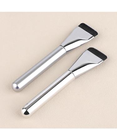 Foundation Makeup Brush Aluminum Blending Liquid Brush Portable Face Blush Concealer Applicator Cosmetics Tool with Ultra Thin Bristles for Grooming (5inch) Copper tube - Buy Online on GoSupps.com