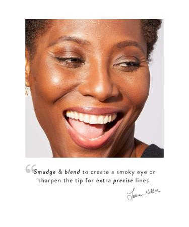 LAURA GELLER Kajal Longwear Kohl Eyeliner Pencil - Deep Charcoal with Caffeine - Buy Online on GoSupps.com