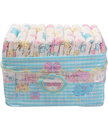 LittleForBig Printed Adult Brief Diapers for ABDL - Vintage Baby LL - 10 Pack (Blue) - Best Comfort & Discretion for Adult Baby Lovers - Buy Online on GoSupps.com