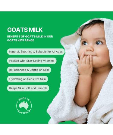 Goat Milk Kids Organic Moisturizing Lotion Restores and Maintains Skin's Natural Balance and Moisture 10.1 Fl oz (1 Pack) - Buy Online on GoSupps.com