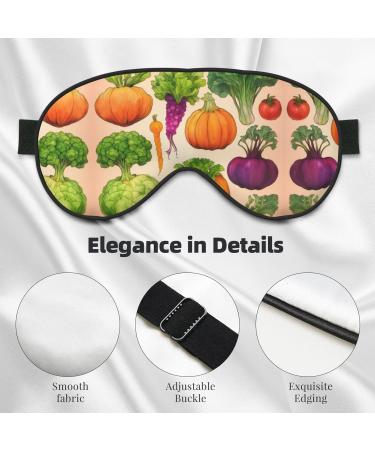 Buy Fruit and Vegetable Sleep Mask - Adjustable Breathable & Fashionable Eye Mask for Optimal Comfort | International Shipping Available - Buy Online on GoSupps.com