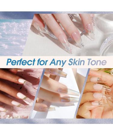 Buy Rosalind Poly Nail Gel 2PCs - 60ml Transparent Acrylic Gel for Quick Nail Extensions | Ultimate Nail Art Starter Set - Buy Online on GoSupps.com