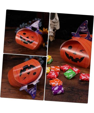 PLAFOPE Pouches 12pcs Halloween Carton Candy Box Cookie Boxes Container Halloween Creative Bags Chocolate Fold - Buy Online on GoSupps.com