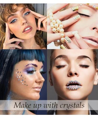 KOHOTA 6 Sheets Face Gem Eye Body Jewels Crystal Rhinestone for Halloween Festival & Nail Art - Multi-color - Buy Online on GoSupps.com