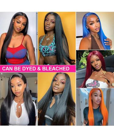 HEFABRIGHT HD Frontal Human Hair 13X4 Lace Closure Front Straight Wave Virgin Human Hair 13X4 Lace Frontal 150 Density Free Part Pre Plucked Hairline Baby Hair Around Natural Black 18 Inch 18 Inch Straight Wave 13x4 Lace Closure - Buy Online on GoSupps.com