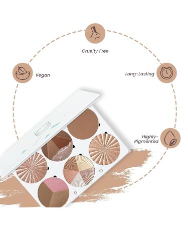 OFRA On the Glow Highlighting & Bronzing Palette for Women - Buy Online on GoSupps.com