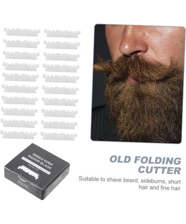 Magiclulu 500 STK Razor Blades - Professional Hairdressing & Face Shaving Razor | Stainless Steel Manual Cutter for Salon Use - Buy Online on GoSupps.com