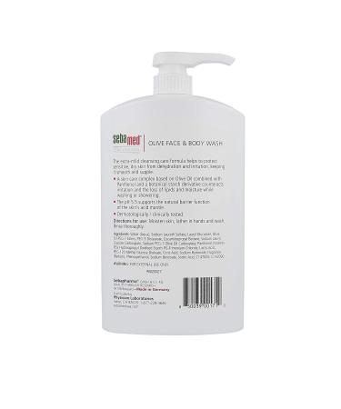 Sebamed Olive Face and Body Wash 33.8 fl oz - Gentle Cleanser for Face and Body - Buy Online on GoSupps.com