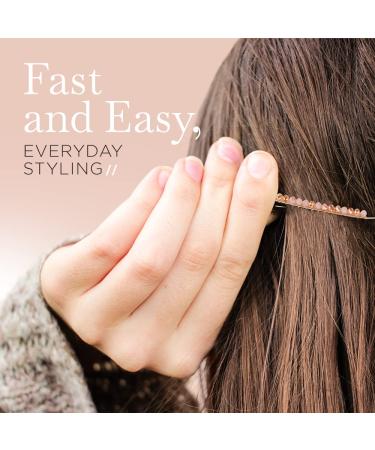 Kitsch Blush Mauve Beaded Bobby Pins - Set of 3 | Stylish Hair Accessories - Buy Online on GoSupps.com