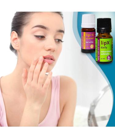 Baraka LipX Natural Cold Sore Remedy Kit - Tea Tree & Hyssop Essential Oils - Organic Oil - 0.14 Fl Oz - Buy Online on GoSupps.com