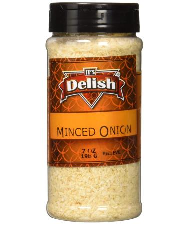 Minced Onion by Its Delish, 7 Oz Medium Jar 0.43 Pound (Pack of 1)