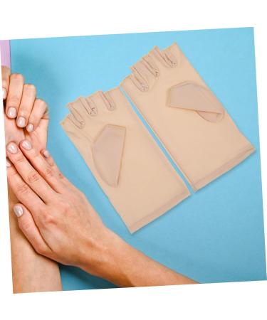 Healeved 4 Pairs Nail Gloves Miss Spandex Manicure Tools Anti-uv - Buy Online on GoSupps.com