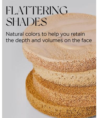 EQUMAL No More Cushion Foundation SPF50+ PA++++ - Air Fit Full Coverage Foundation for Dewy Finish, Long Lasting Formula - 4 Shades Available - 0.5oz (N02 MEDIUM NUDYFUL) - Buy Online on GoSupps.com