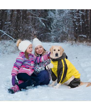 Dog Raincoats Waterproof Dog Hooded Raincoat Coat Rain Jacket for Dogs Dog Raincoat With Hood Lightweight Adjustable Outdoor Rain Poncho Rain Gear Jumpsuit for Small Medium Dog-XXXXL-Yellow - Buy Online on GoSupps.com