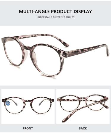 Shop MAGIMODAC Women s Blue Light Blocking Oval Reading Glasses - 2.25 Diopters Stylish Gray Leopard Design for Computer Use - Buy Online on GoSupps.com