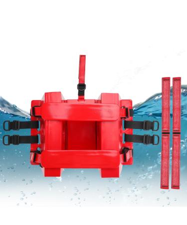 Red Emergency Head Immobilizer with Straps Waterproof & Portable Lightweight Head Fixation Immobilizer for Head Immobilizer Help