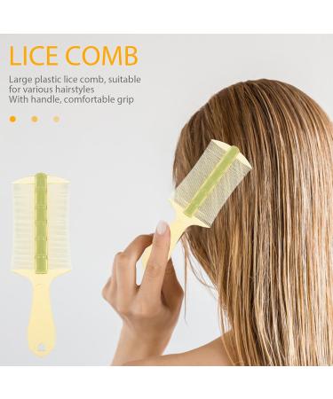 Yardwe 6pi ces Peigne Antipelliculaire Long Manche Lot De Plastique Brosse Et Peigne Double Face Dents Fines Pour Toilettage Des Chiens Chats Et Humains Vert Et Noir - Buy Online on GoSupps.com