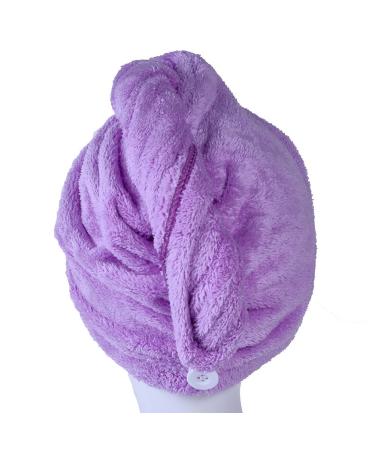 YYXR Microfiber Towel 2 Pack - Quick Drying Highly Absorbent Hair Towel in Rose-Purple | Reduce Hair Drying Time - Buy Internationally - Buy Online on GoSupps.com