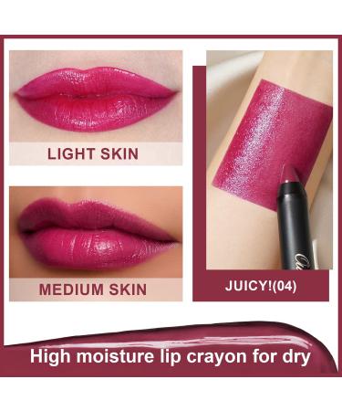 Oulac Magenta Lipstick - Hydrating Lip Balm & Cheek Tint | Juicy Pink Lip Color & Blush Kit (04) - Buy Online on GoSupps.com