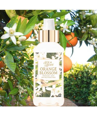 Orange Blossom Fine Fragrance Mist by Body Botanic 4 Fl Oz 118 mL - with Plant Extracts and the Dreamy Scent of Orange Blossoms in Full Bloom - Buy Online on GoSupps.com