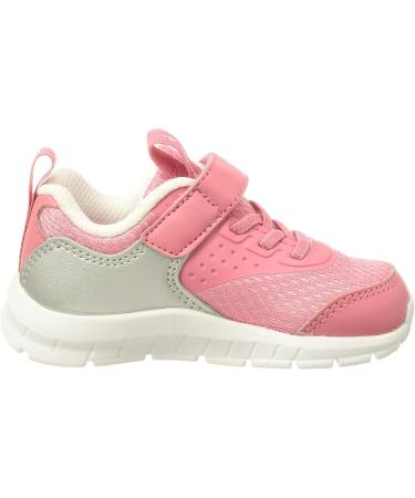 Reebok Baby Girl's Rush Runner 4.0 TD Sneakers - Astro Pink/Silver/White, UK 6.5 Child - Buy Online on GoSupps.com