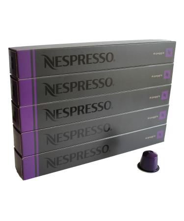Nespresso Capsules Espresso Arpeggio Lot of 5 50 Capsules