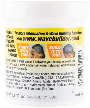 Wavebuilder Deep Wave Beeswax Pomade - Smooth Hold Formula - Buy Online on GoSupps.com
