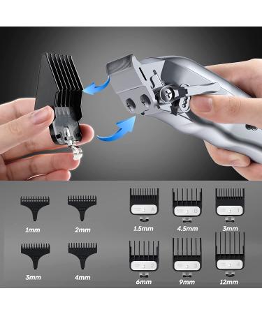 Ufree Professional T-Blade Hair Clippers Kit - Cordless Trimmer for Men Women Kids - Barber Grooming Household Set (Silver) - Buy Online on GoSupps.com