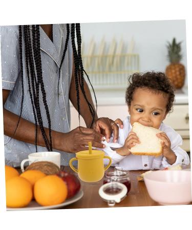 TOYANDONA 3pcs Baby Silicone Sippy Cups Set for Toddlers - Anti-Spill, Training Cup with Silicone Straw for Infant & Toddler - BPA-Free Silicone Water Cup - Buy Online on GoSupps.com